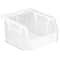 Quantum Storage Systems® 5.375" x 4.125" Clear ULTRA Stack and Hang Bin